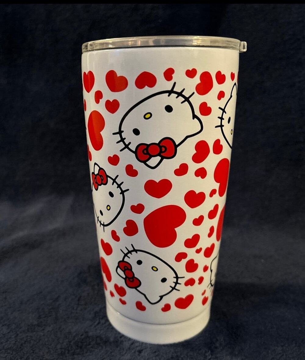 Hello Kitty Heart Travel Mug